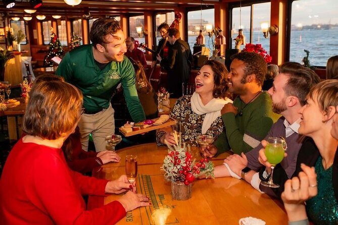 Boston Holiday Cocoa Cruise - The holiday jazz + cocoa bar vibe (and what it’s really like)