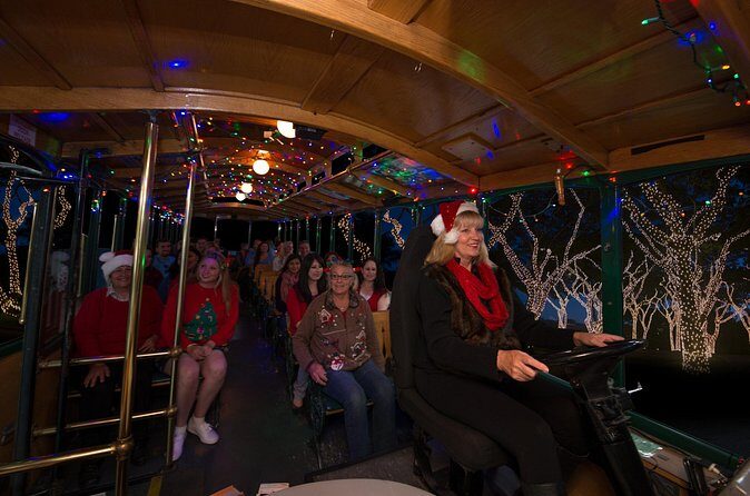 Boston: Holiday Sights and Festive Nights Trolley Tour - The One Stop That Matters: Boston Common Photos by Frog Pond and the Halifax Tree