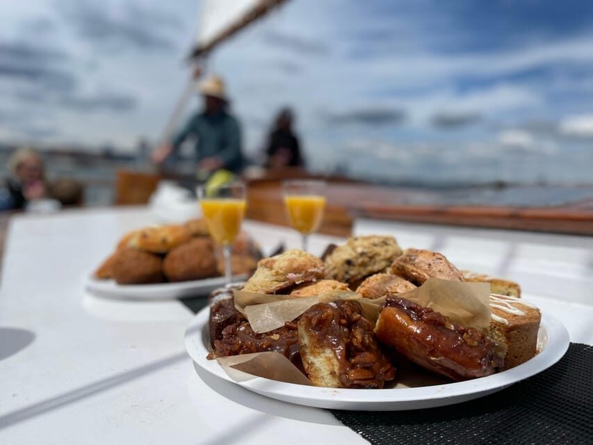 Boston: Sunday Pastries & Prosecco on Boston Harbor - Crew energy on a tall ship: Freddo’s hands-on welcome
