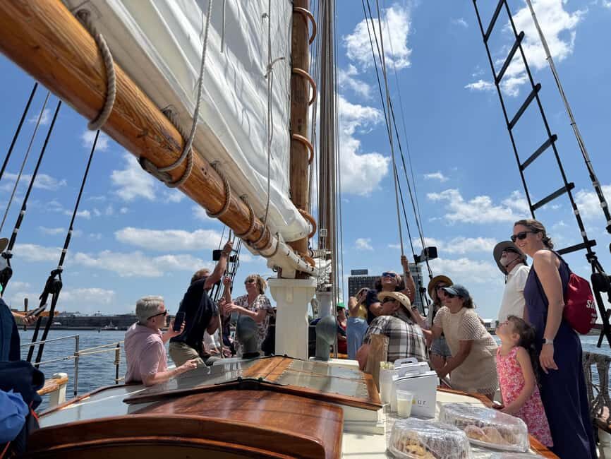 Boston: Sunday Pastry & Prosecco Sail on Boston Harbor - Ask the Crew for the Stories: No Formal Narration