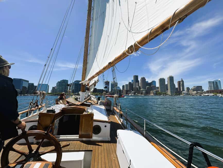 Boston: Tall Ship Harbor Sail - The 90-Minute Route: Skyline, Open Water, and Real Sail Feel