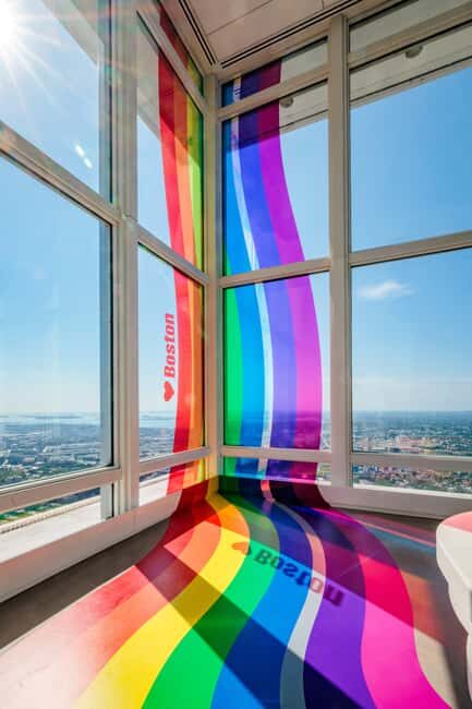 Boston: View Boston Observation Deck Entry Ticket - 52nd floor viewing deck: indoor 360 views and virtual viewers