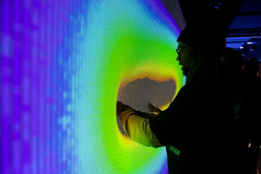 Boston: WNDR Museum Entry Ticket - Interactive Light Sculptures and Movement-Responsive Art
